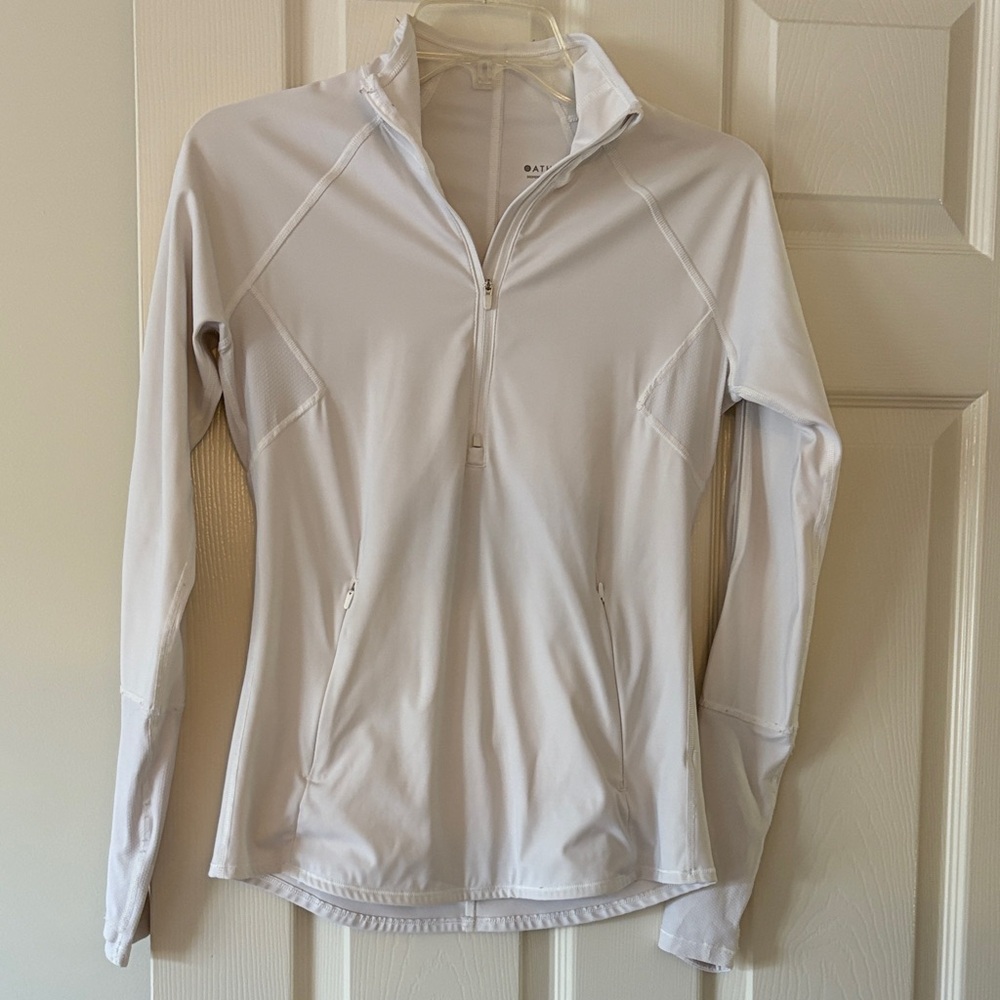 Athleta Classic White Performance Top